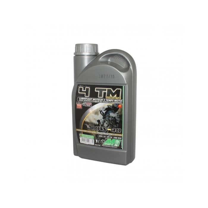 Huile moteur 4T Minerva synthèse 10w40 - 1L Dirt bike Pit Mini Moto