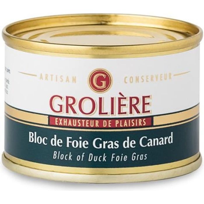 Bloc de Foie Gras de Canard (Poids en gramme: 65 g)