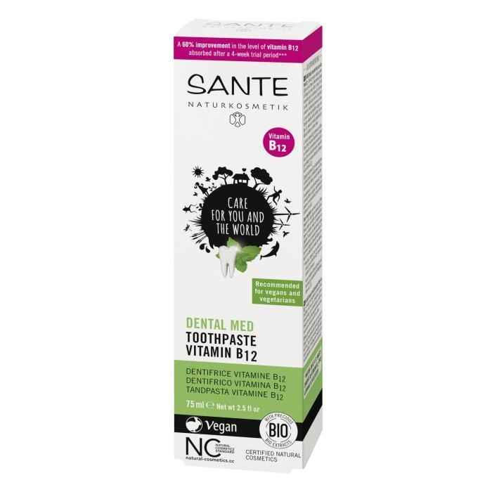 SANTE Dentifrice Vitamine B12 - 75 ml