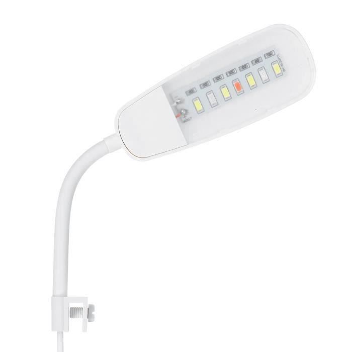 Éclairage aquarium clip lampe lumière fish tank USB flexible 180° LED blanc + RVB Aw72364