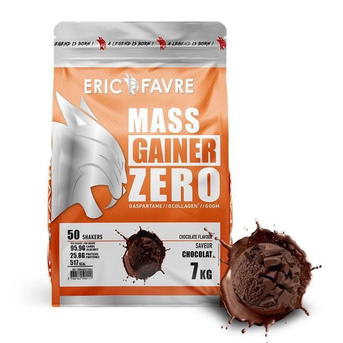 Eric Favre - Protéines Mass Gainer Zero Chocolat - Gainers - Chocolat