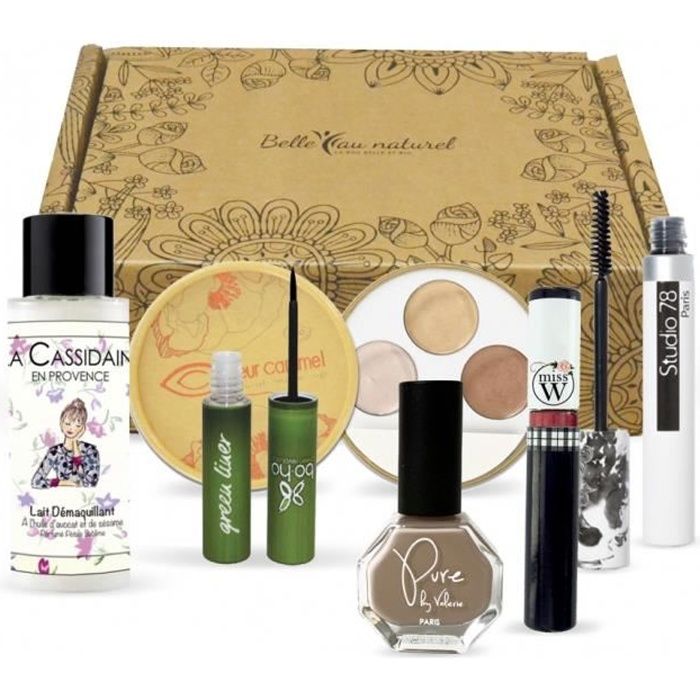 Coffret édition limitée de 6 essentiels maquillage BIO & NATUREL- 100% marques françaises - 100% full size