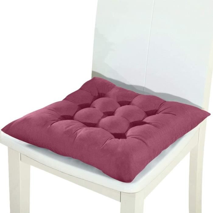 COUSSIN DE CHAISE YJHH Coussin De Chaise Exterieur 40 X 40cm, Galettes De Chaise Carrees, Epais Confortable Coussins Rembourr&ea190