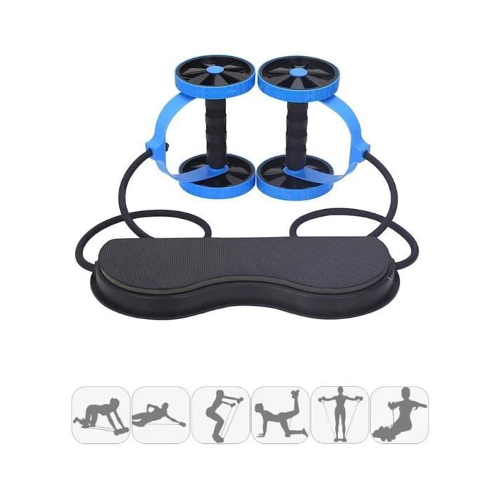 Roue Abdominale Roller De Fitness Exercice Multifonctionnel-Puissance Formateur Taille Slimming Exerciseur pour Fitness Exercices