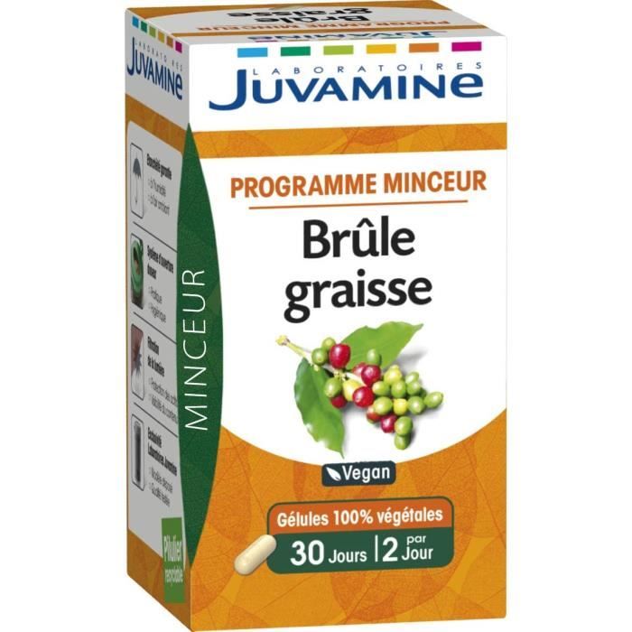 JUVAMINE Brûle Graisse Programme Minceur Vegan 60 Gélules 495