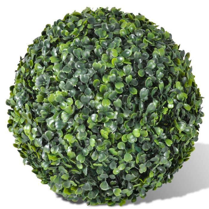 2 pièce de boule artificiel plante intérieur extérieur 35 cm