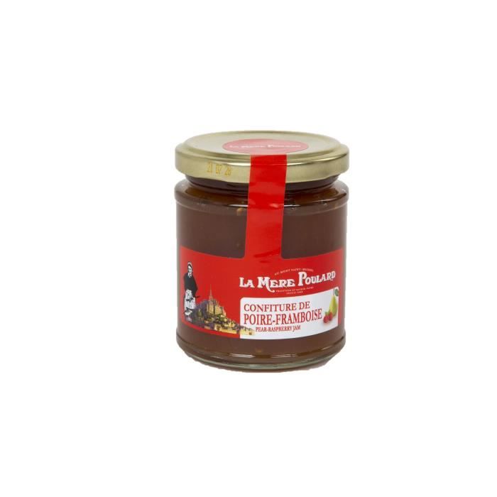 Biscuiterie la Mère Poulard Confiture Poire/Framboise 220g