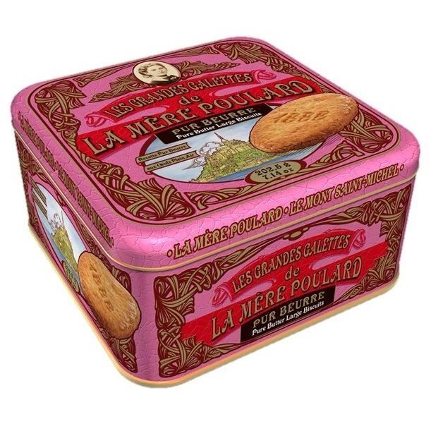 Biscuiterie la Mère Poulard Demi-coffret Fer Collector Grandes Galettes