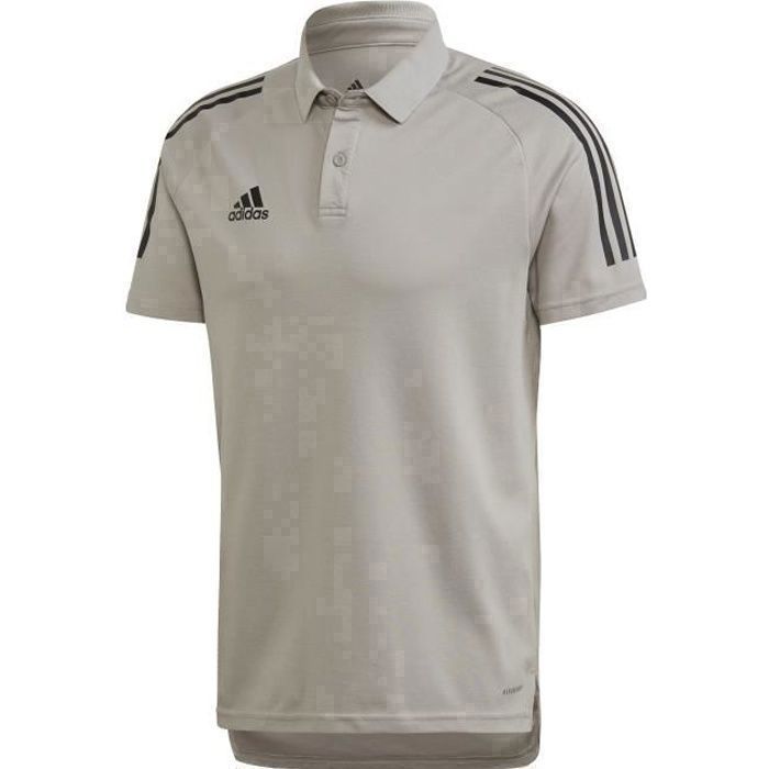Polo gris homme Adidas Condivo 20