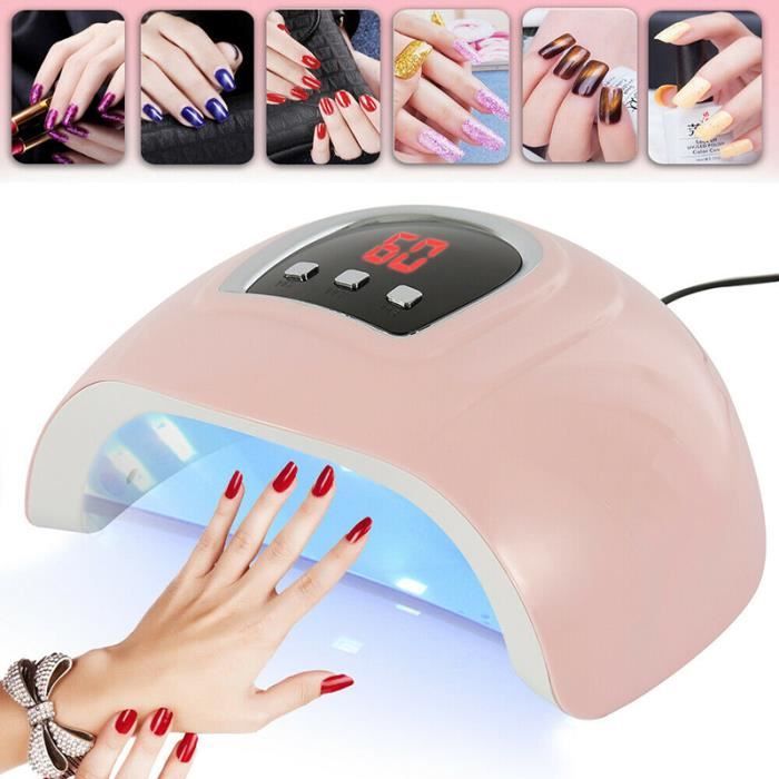 54W Sèche-Ongles Uv Professionnel Nail Lamp 3 Minuteries Led