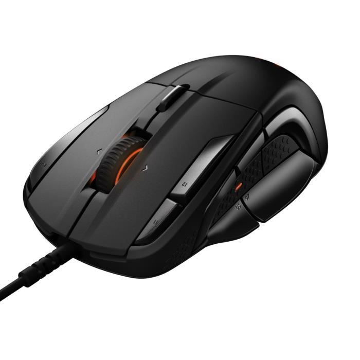 SteelSeries Souris Gamer RIVAL 500 Filaire - Optique - 16000 dcpi - 15 Boutons