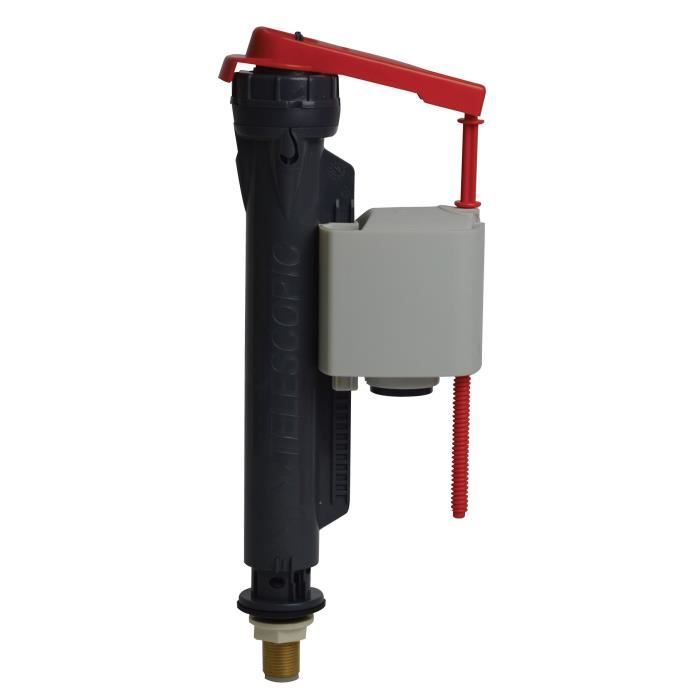 WIRQUIN Robinet flotteur Jollyfill - Alimentation basse - Télescopique - 3/8- laiton