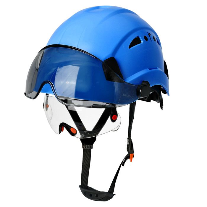 Fdit Casquette De Sécurité Casque De Sécurité Bleu Casque Réglable Anti