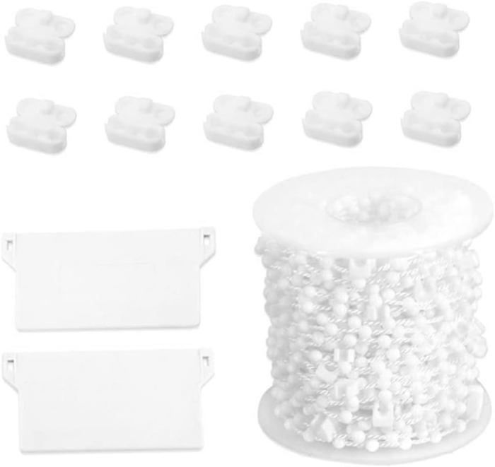 LIFKOME Lot De 20 Lattes PVC Pour Stores Verticaux 89 Mm - Remplacement Et Réparation Facile