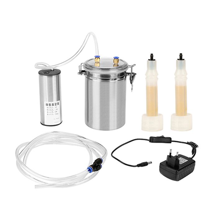 Machine à traire électrique 2L Trayeuse portable en acier inoxydable pour moutons (110-240 V)
