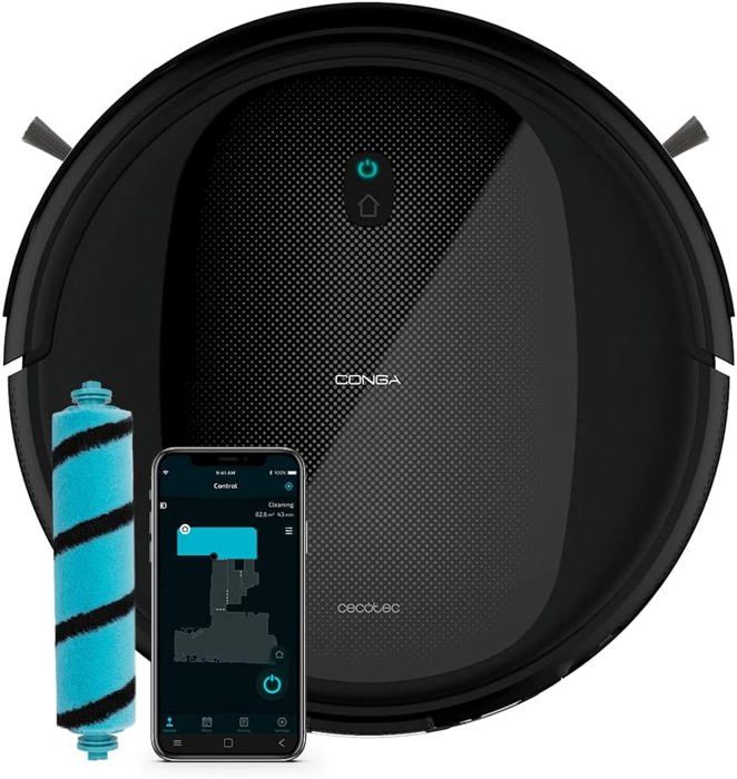 Robot Aspirateur Et Frigots Conga Perfect&Clean Connected Titanium. Technologie Gyro 2100 Pa Autonomie 160 Min 3 Niveaux Puis - Lampesecoenergie