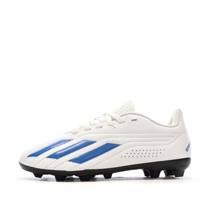Chaussures de foot Blanc/Bleu Garçon Adidas Deportivo Ii Fxg J Chaussures de foot Blanc/Bleu Garçon Adidas Deportivo Ii Fxg J