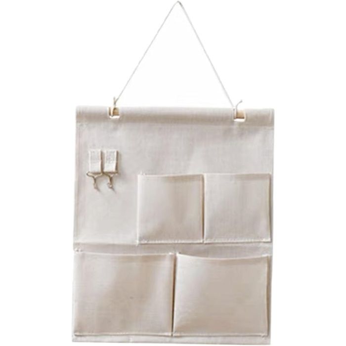 Sac de Rangement Suspendu Sac de Rangement Mural Pratique Pochette de Rangement de Finition Multifonction 01
