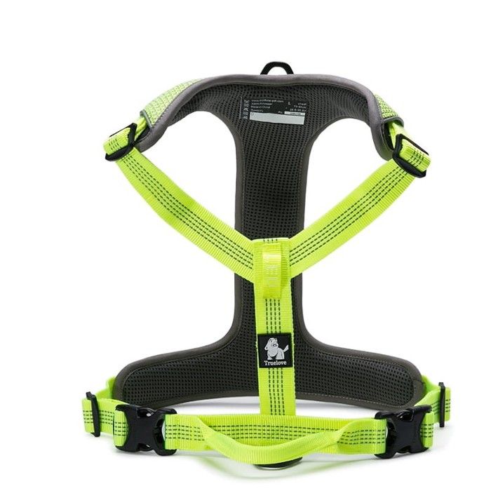 Harnais pour chien - Truelove - Lumen XL - Jaune fluo - Réfléchissant - Sécurisé