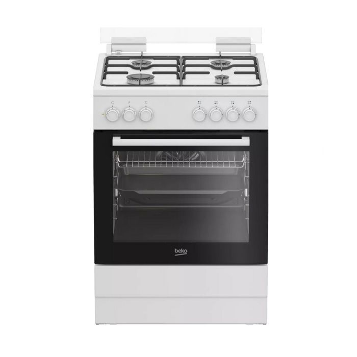 Beko Cuisinière gaz 4 feux FBE62011WC - vue 5