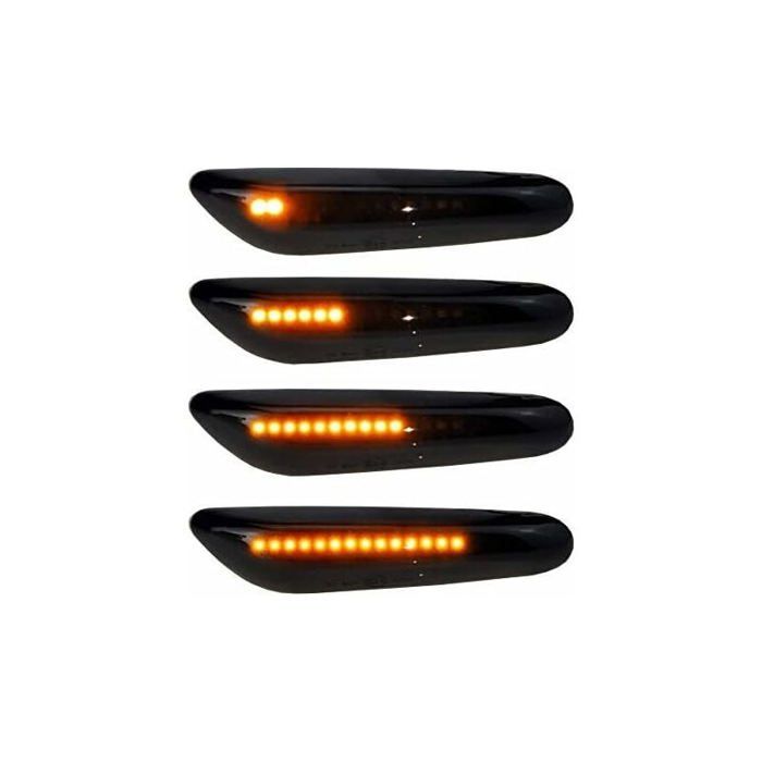 Feux de jour Clignotant latéral LED dynamique 2Clignotants LED orange 16 LED 2835SMD Fumée pour E90 E91 E92 E60 E87 E82 E46 SB