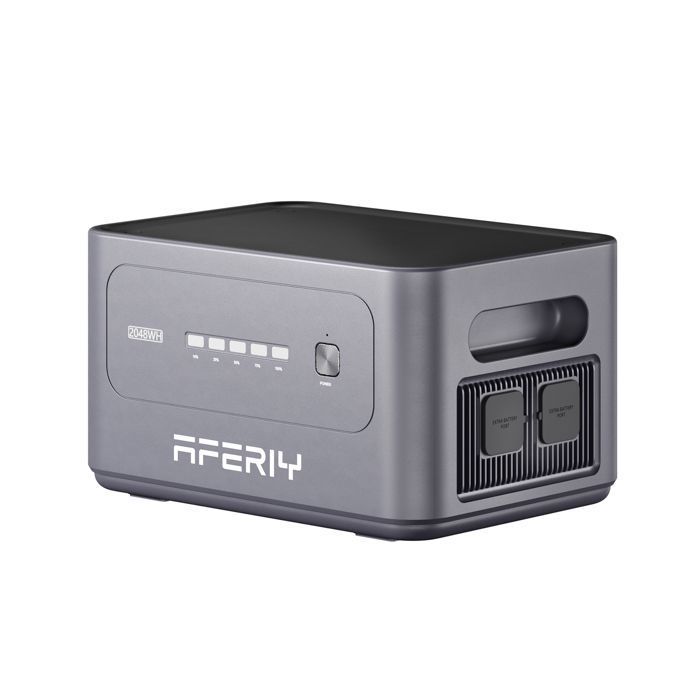 Batterie complémentaire - AFERIY - 2048Wh - Compatible avec P280- 1x P280 peut Supporter au Maximum 4 Batteries Supplémentaires