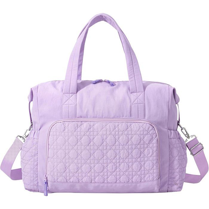 Sac de sport - Sac de transport de 24 litres  - Convient pour la salle de sport lentraînement et les voyages (Violet)