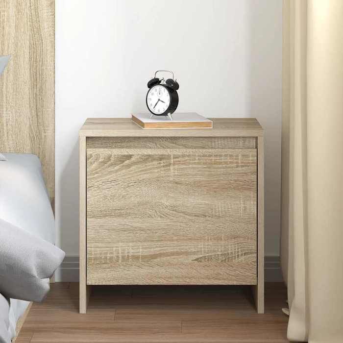 Table de lit - Beige - Armoire de chevet - 1 PC - chêne sonoma 45x34x445 cm bois dingénierie T3500