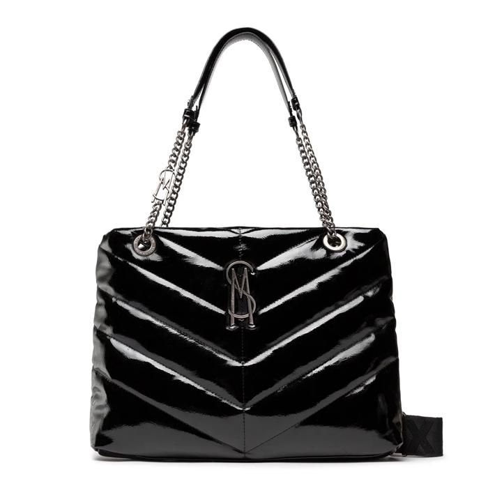 Sac à Main Steve Madden Femme Noir Cuir PU Sac à Main Steve Madden Femme Noir Cuir PU