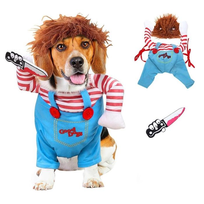 Déguisement Halloween Chien Costume dhalloween pour Chien Costume Chien Halloween Vêtements Halloween Costume de Fête de Cosplay