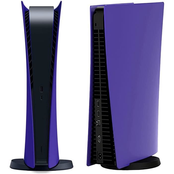 Housse de haute qualité pour remplacement de la façade de la console PS5 Digital Edition - Violet