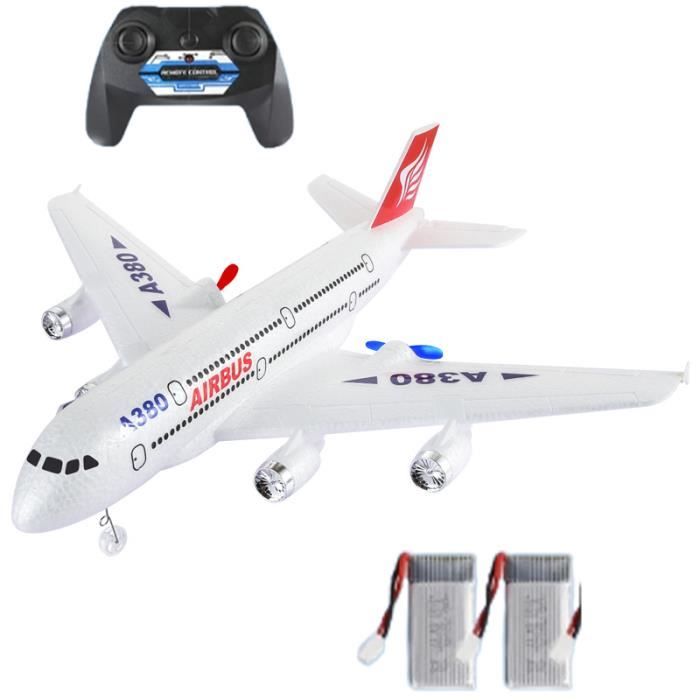 3 batterie-Avion télécommandé Airbus A380 RC pour enfants et adultes, jouet  importateur, avion à ailes parten - Cdiscount Jeux - Jouets