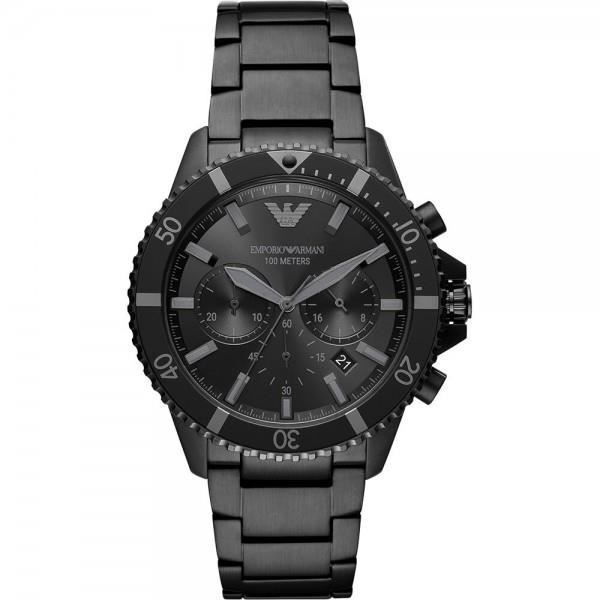 Montre - Armani - AR11363 - Acier inoxydable - Noir - 10 atm - Ø 43 mm Montre - Armani - AR11363 - Acier inoxydable - Noir - 10 atm - Ø 43 mm