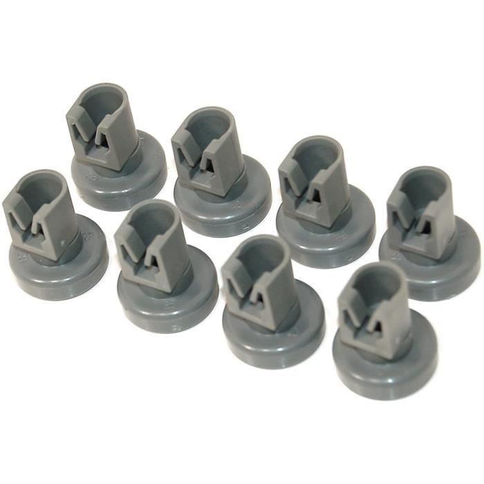 Lot De 8 Roulettes Pour Panier Inférieur De Lave-vaisselle - Compatibles Avec Bosch Et Siemens - Diamètre 36 Mm