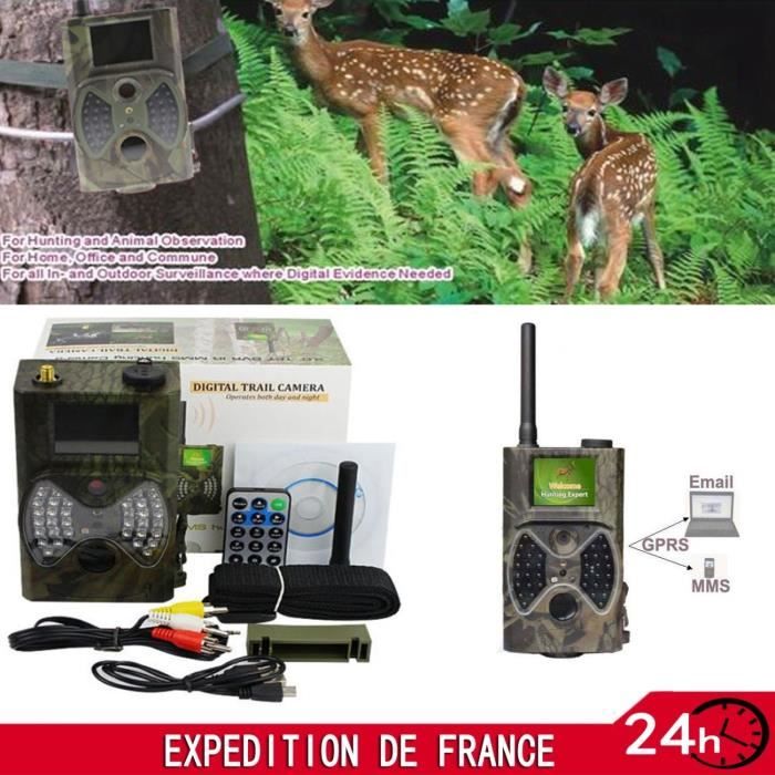 HC 300M Caméra Animaux Surveillance de usine entrepôt campagne GPRS MMS E-Mail Observation Animaux Surveiller