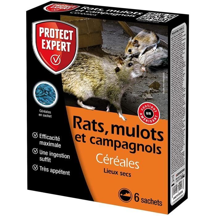 ACTO RATS-SOURIS Anti-rongeurs Pâte appât FLUO - 150grs