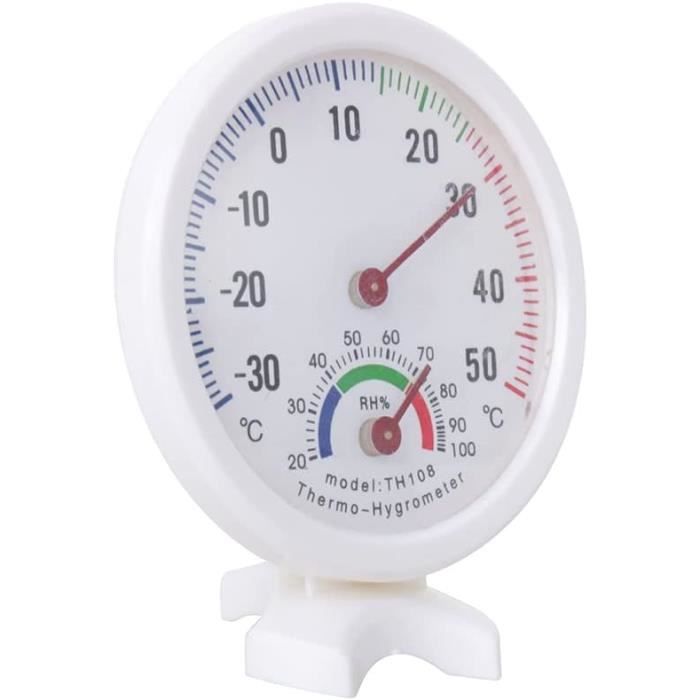 Thermomètre Intérieur/extérieur Fonction Hygromètre Analogique Otio Blanc~3545419362570 01c Fr Cf