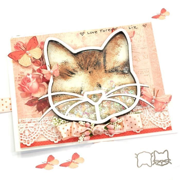 AS05759-CARTE D'INVITATION.Matrices De Découpe En Métal Pour Scrapbooking. Pochoir Rond