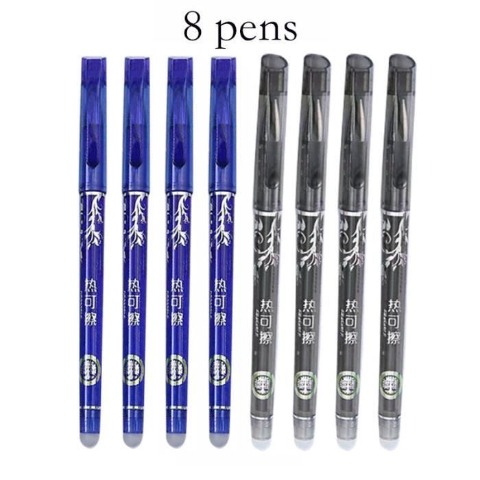 Mines Effaçables Bleues - Lot De 20 Recharges Pour Stylo Gel - Pointe 0,7 Mm - Idéal école, Bureau, Cadeau - 3