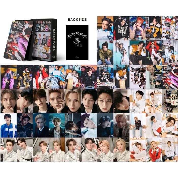 55 Cartes Lomo Stray Kids MAXIDENT - Photocards Kpop, 8.6x5.7 Cm, Pour Collection Et Décoration