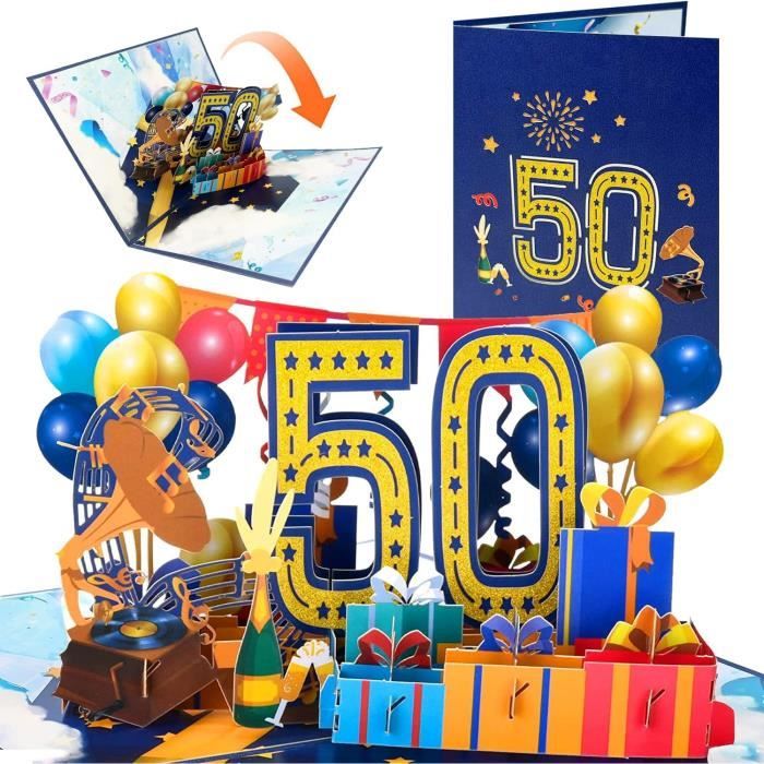 Carte anniversaire 50 ans : 14 253 images, photos de stock, objets 3D et  images vectorielles