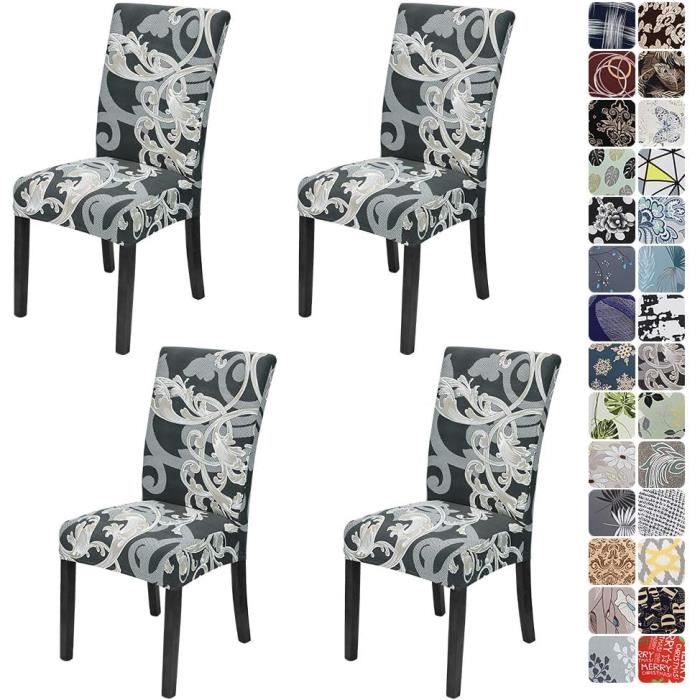 Housse De Chaise Extensible Sento - Vert Bouteille, Lavable, Pour Maison, Restaurant, Hôtel