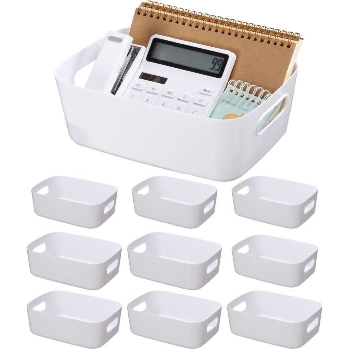 3 Paniers de rangement pratiques | Organisateurs de solutions de rangement pour