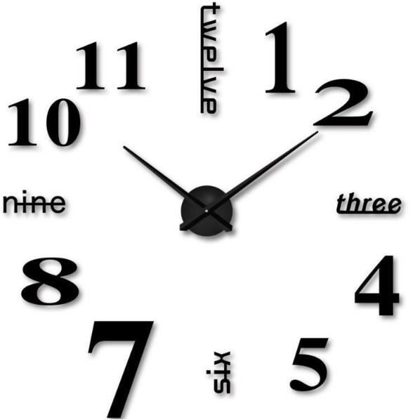 Horloge pendule murale vintage silencieuse rectangulaire Vedette jaune