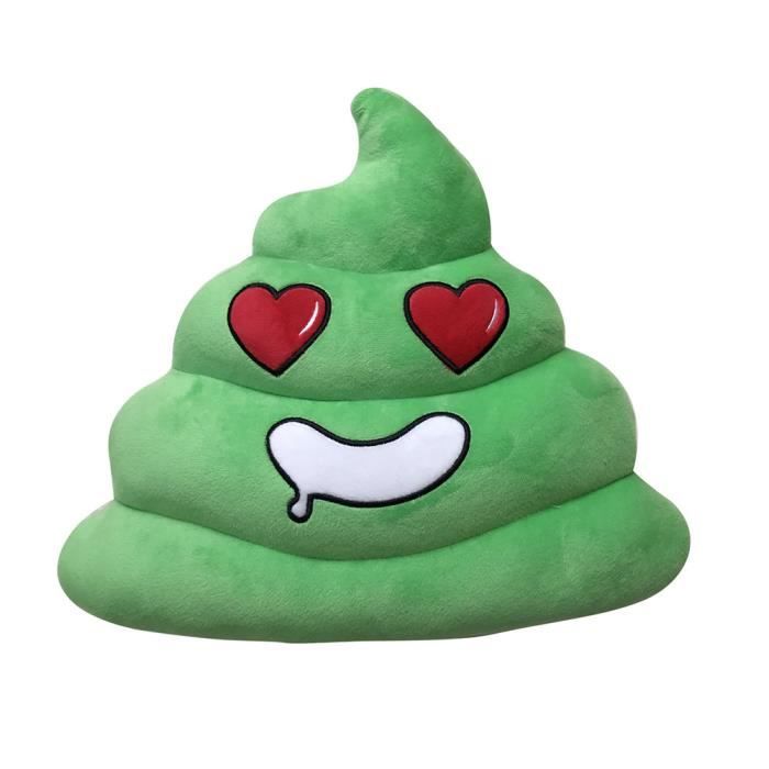 PELUCHE COUSSIN ÉMOTICÔNES Poop Pelle Emoji Smileys Caca 30CM Idée Cadeau Blague EUR 23,69