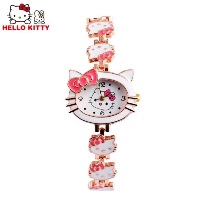 Mode Bracelet Hello Kitty Montre Dessin animé Femmes Enfants