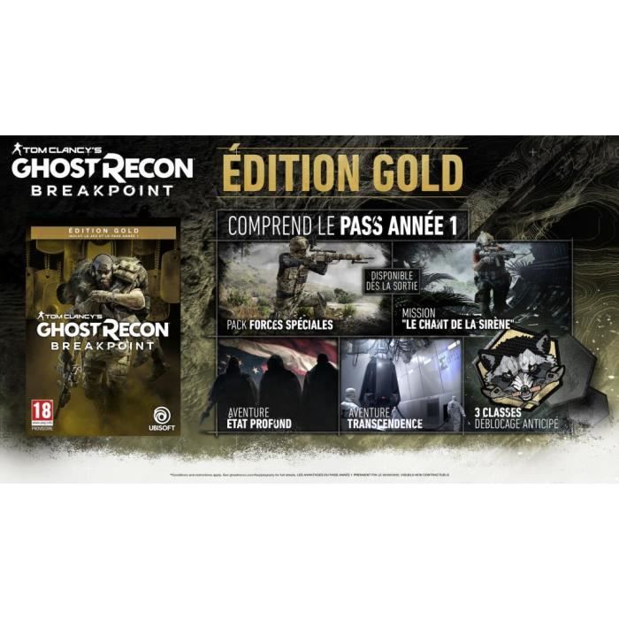 Ghost Recon Breakpoint Gold Edition Jeu Xbox One