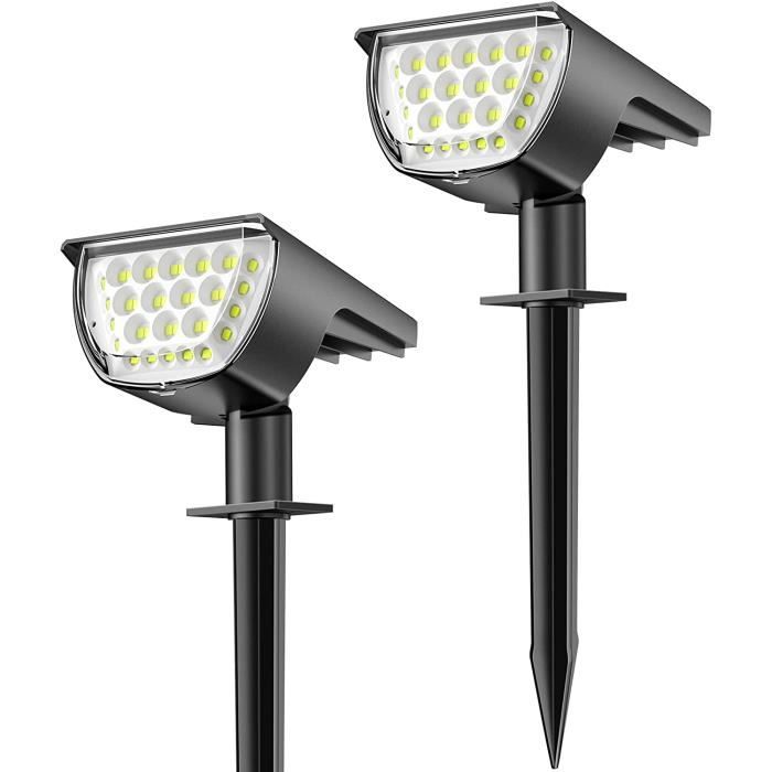 Lampe Puissante [37LED/ 4Pack] Spot Solaire Exterieur IP65 Imperméable,  Lumière, Eclairage Pour Les Décorations de Jardin(Blanc Froid) : :  Luminaires et Éclairage