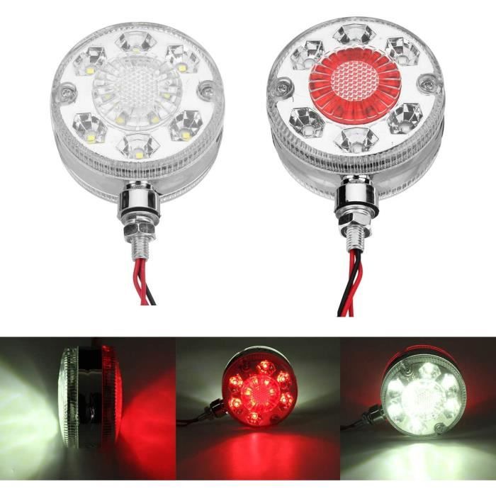5 Feux De Gabarit Latéraux LED 24V Rouge – Pour Poids Lourds DAF, Scania, Volvo