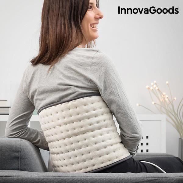 Ceinture lombaire chauffante electrique 26 x 69 cm 100W Beige Soulager Mal de dos Cdiscount Maison